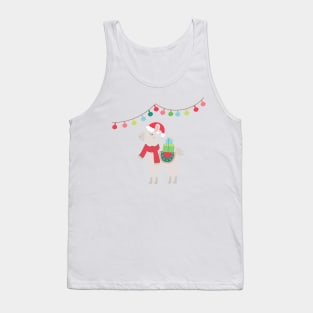 Christmas llamas V Tank Top